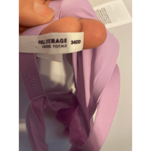 Aerie Smoothez Women's Size 32D Microfiber Unlined Full Coverage Bra Purple NWT - Picture 12 of 12